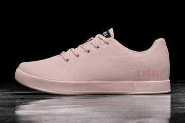 Nobull Canvas Men's Trainers Pink | Australia (IY4357)